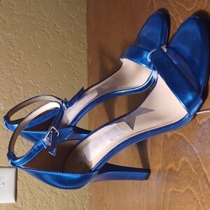 Womens shiny tall high heel